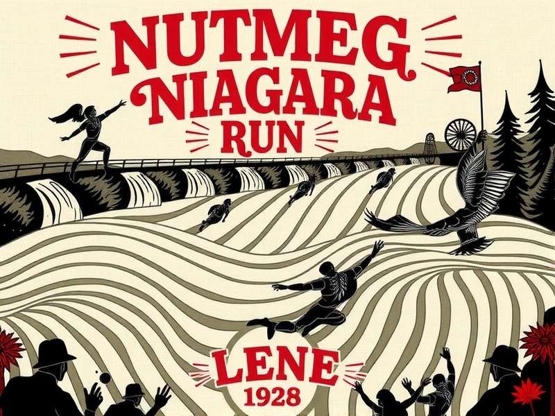 Nutmeg Niagara Run art style showing Indian influences